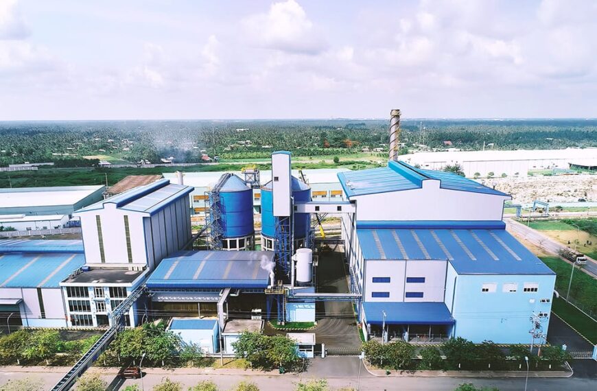 Nhà máy đốt rác phát điện tại khu công nghiệp Giao Long (Bến Tre)